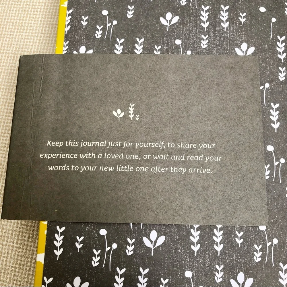 Expecting You Keepsake Pregnancy Journal - hardcover Compendium
